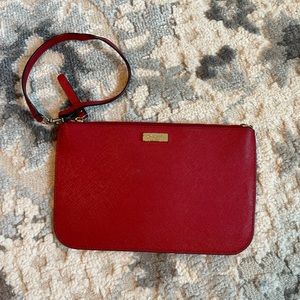 Kate Spade red wristlet